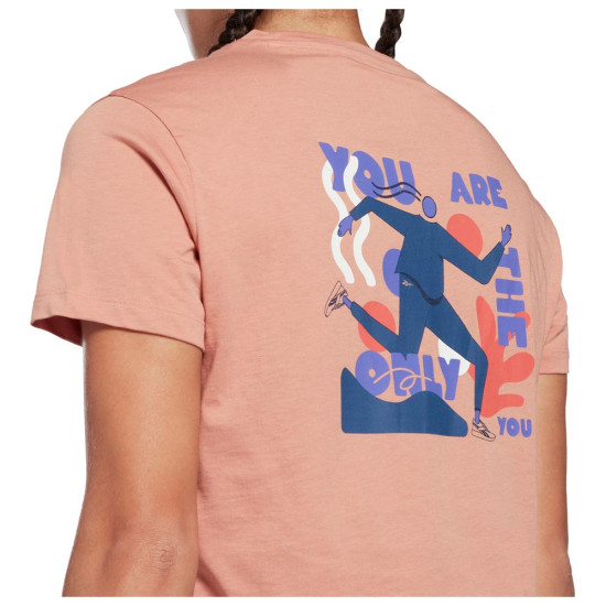 Reebok Γυναικεία κοντομάνικη μπλούζα TE Graphic Tee Reebok Γυναικεία κοντομάνικη μπλούζα TE Graphic Tee